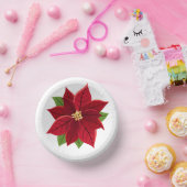 クリスマスポインセチア ペーパーボウル (パーティー)