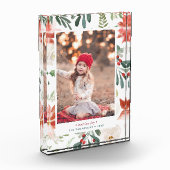 クリスマスポインセチア |ホリデーフォトブロック フォトブロック (左)