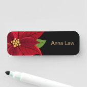 クリスマスポインセチア 名札 (インサイチュ)