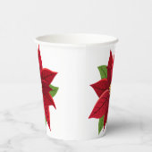 クリスマスポインセチア 紙コップ (右)