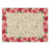 クリスマスポインセチアAmaryllis Tableloth テーブルクロス (正面(横))