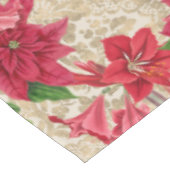 クリスマスポインセチアAmaryllis Tableloth テーブルクロス (アングル)