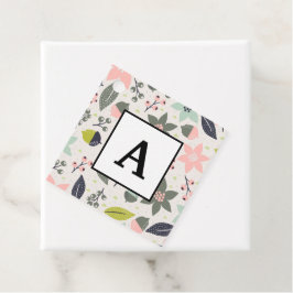 クリスマスポインセティアどんズグレーアクアライムグリーン フェイバータグ