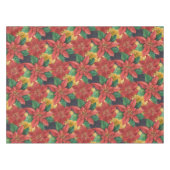 クリスマスポインセティアスホリデイ テーブルクロス (正面(横))