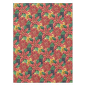 クリスマスポインセティアスホリデイ テーブルクロス (正面)