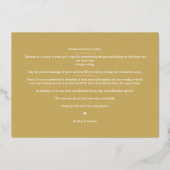 クリスマスポインセティアスリース写真MR&MRS写真 箔シーズンカード (裏面)