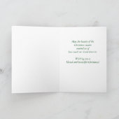 クリスマスポインセティアス大臣 シーズンカード (内部)