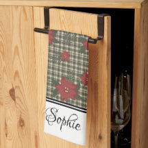 クリスマスポインセテパーソナライズされたィア