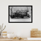 クリスマスポストオフィストラック1921 ポスター (キッチン)