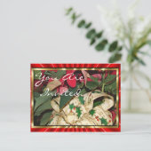 クリスマスポストカカスタマイズキ インビテーションポストカード (スタンド正面)