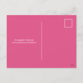 クリスマスポストカモダンッメリーカー&明るい写真 シーズンポストカード (裏面)