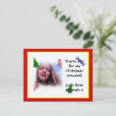 クリスマスポストカードありがとう ポストカード (スタンド正面)