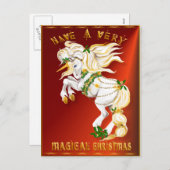 クリスマスポストカードがとても魅力的だ シーズンポストカード (正面/裏面)
