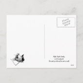 クリスマスポストカードが大好きでね シーズンポストカード (裏面)