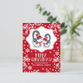 クリスマスポストカードで特別なカップルへ シーズンポストカード (スタンド正面)