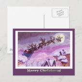 クリスマスポストカードの前にNite カスタマイズ Before Christmasポストカード – シーズンポストカード (正面/裏面)