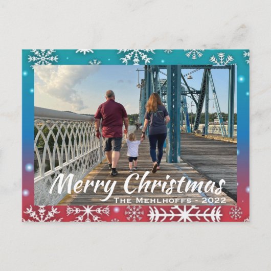 クリスマスポストカードの奇跡 ポストカード (正面)