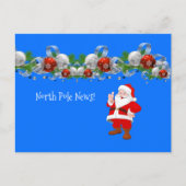 クリスマスポストカードノースポールサンタ ポストカード (正面)