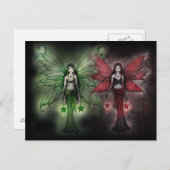 クリスマスポストカードフェアリー姉妹 シーズンポストカード (正面/裏面)