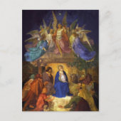 クリスマスポストカード出生宗教的カトリック ポストカード (正面)