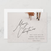 クリスマスポストカード (正面/裏面)