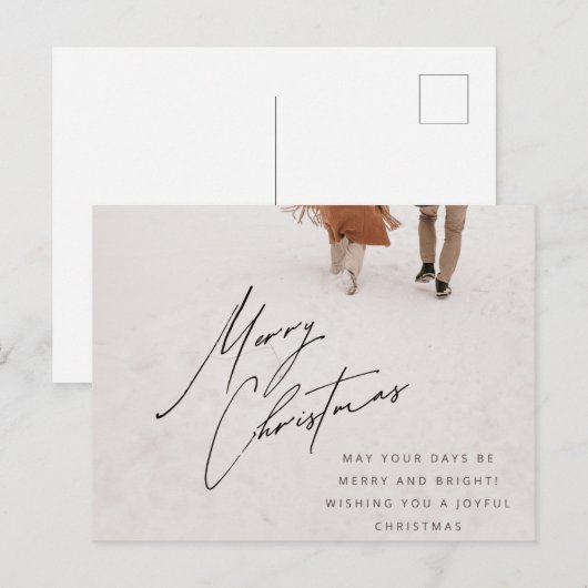 クリスマスポストカード (正面/裏面)