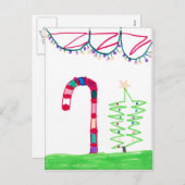 クリスマスポストカード (正面/裏面)