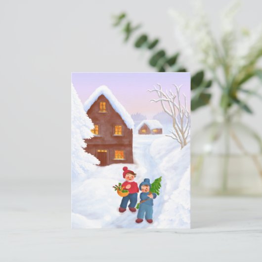 クリスマスポストカード (スタンド正面)