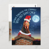 クリスマスポストカード – オールドサンシック ポストカード (正面/裏面)