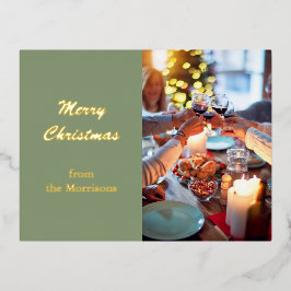 クリスマスポストカード、クリスマスフォイルカード 箔シーズンポストカード