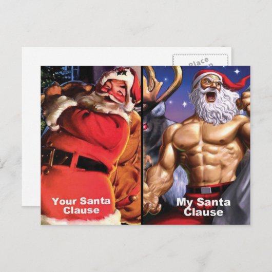 クリスマスポストカード – ジムのモチベーション (正面/裏面)