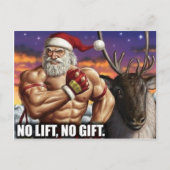 クリスマスポストカード – ジムのモチベーション (正面)