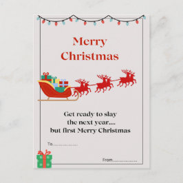 クリスマスポストカード ポストカード