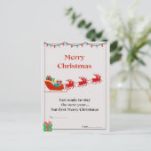 クリスマスポストカード ポストカード (スタンド正面)