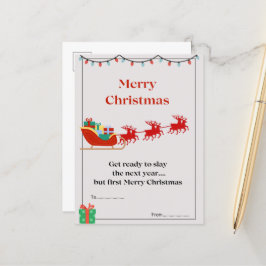 クリスマスポストカード ポストカード