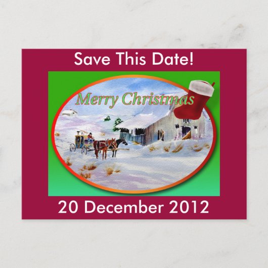 クリスマスポストカード ポストカード (正面)