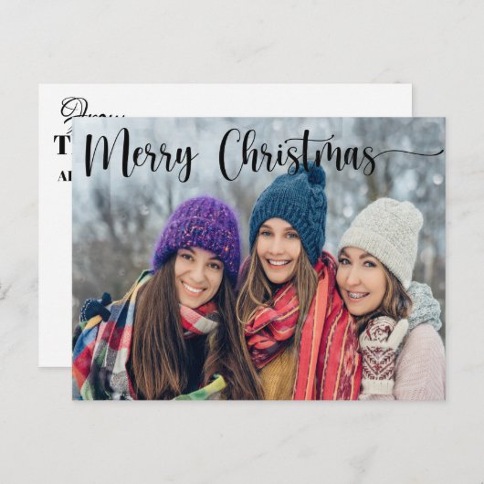 クリスマスポストカード ポストカード (正面/裏面)