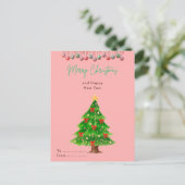 クリスマスポストカード ポストカード (スタンド正面)