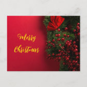 クリスマスポストカード ポストカード (正面)