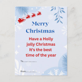 クリスマスポストカード ポストカード