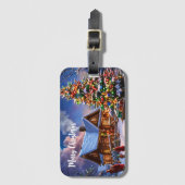 クリスマスポストカード ラゲッジタグ (正面縦)