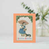 クリスマスポストカード:ヴィンテージクリスマスポストカード シーズンポストカード (スタンド正面)