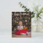 クリスマスポストカード |写真 ポストカード (スタンド正面)