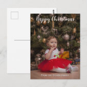 クリスマスポストカード |写真 ポストカード (正面/裏面)
