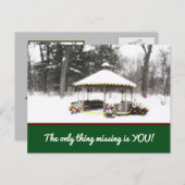 クリスマスポストカード「君だけ恋しく思だ」 シーズンポストカード (正面/裏面)