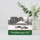 クリスマスポストカード「君だけ恋しく思だ」 シーズンポストカード (スタンド正面)