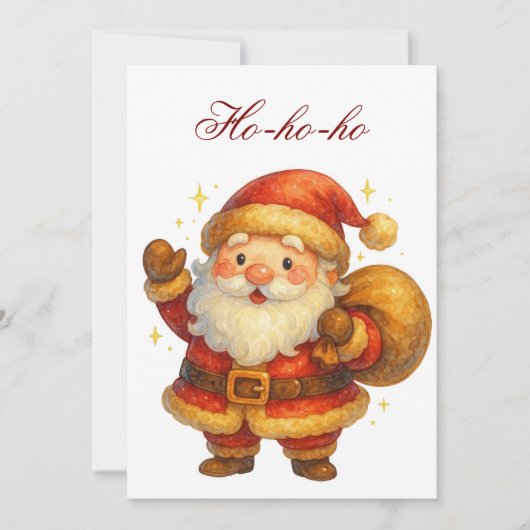 クリスマスポストカード 招待状 (正面)