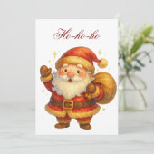 クリスマスポストカード 招待状 (スタンド正面)