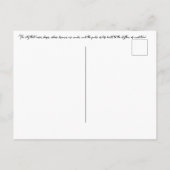 クリスマスポストカードNYC – ニューヨーク シーズンポストカード (裏面)