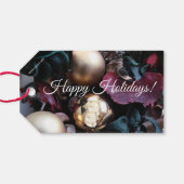 クリスマスポットポーリ(パーソナライズ)両面 ギフトタグ (裏面横)